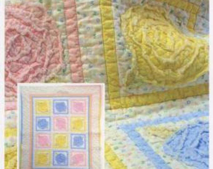 French Roses Buds / Infant Quilt Pattern / Heather French / Roses