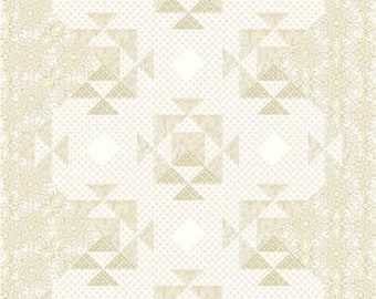 White Lace & Promises  Quilt Pattern / Patti Carey / Lap / Twin / Queen  / Two Color Quilt Pattern / Anniversary Quilt / Wedding Quilt
