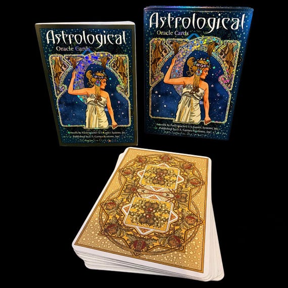 holographic oracle cards Art Nouveau Astrological by Lo Scarabeo A simple The Healers Dream Oracle Deck