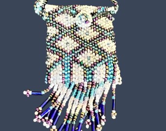 Collier Rivière En Perles Et Verre Fait Main - Neuf Sans Emballage