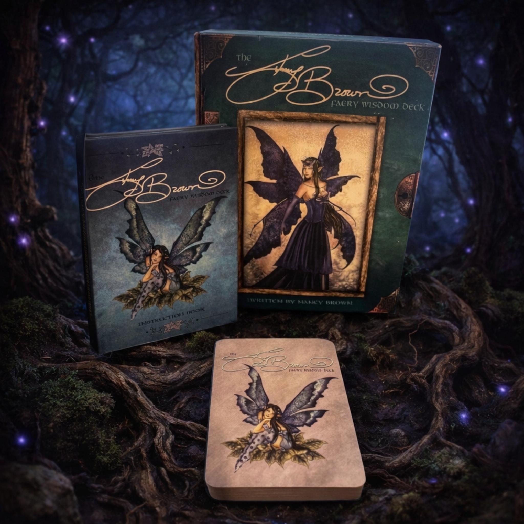 フェアリー・ウィズダム・オラクル・デッキ 64枚のカードとガイド