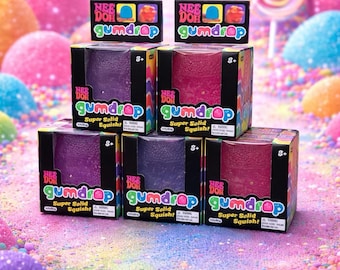 Nee Doh Gumdrop 5-pack Superfast Squish Stressleksak Sensorisk Fidget Ny