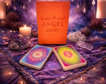 Heart & Soul Angel Cards Oracle Deck by Angela Mcgerr - Etsy