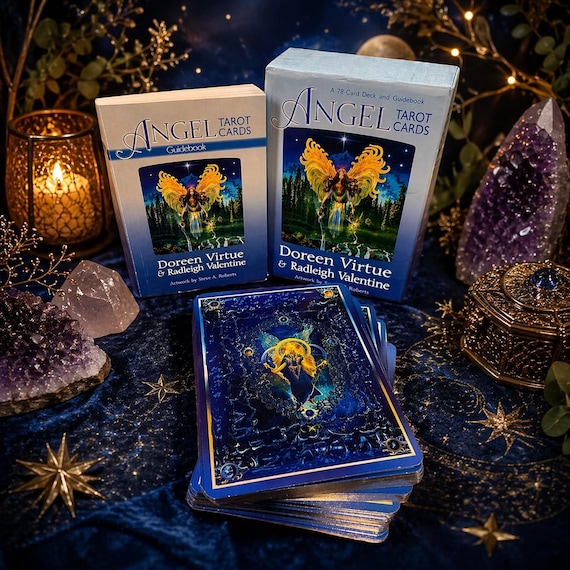 Angel Tarot Cards Deck and Guidebook, Doreen Virtue and Radleigh