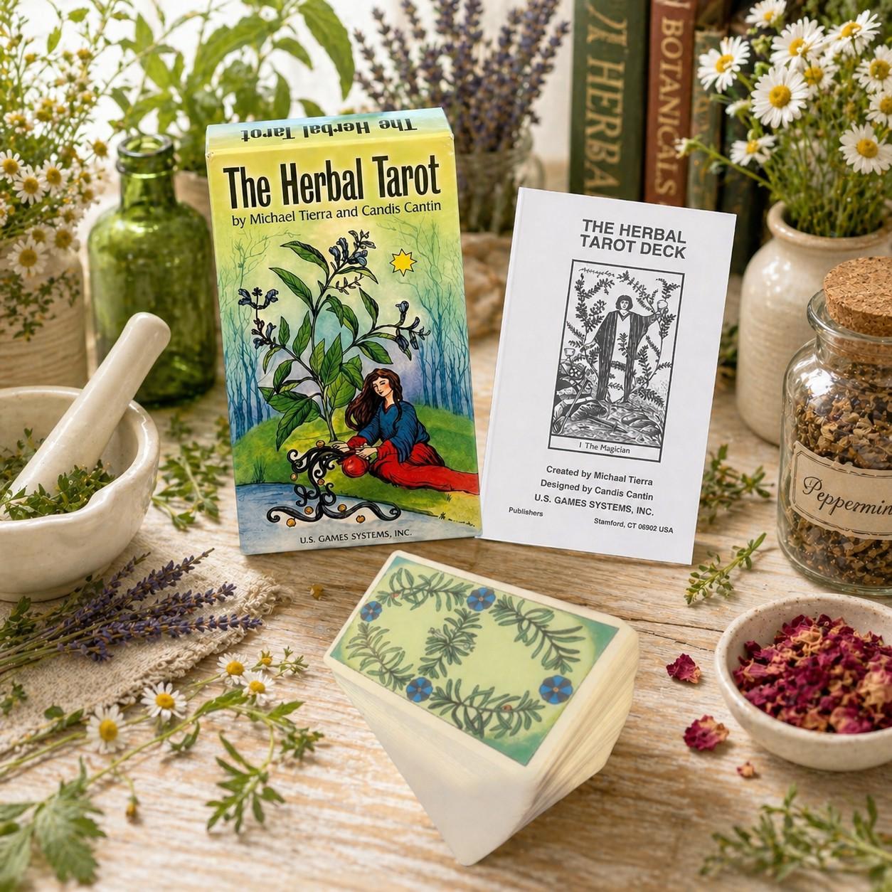 The Herbal Tarot Deck Michael Tierra and Candis - Etsy