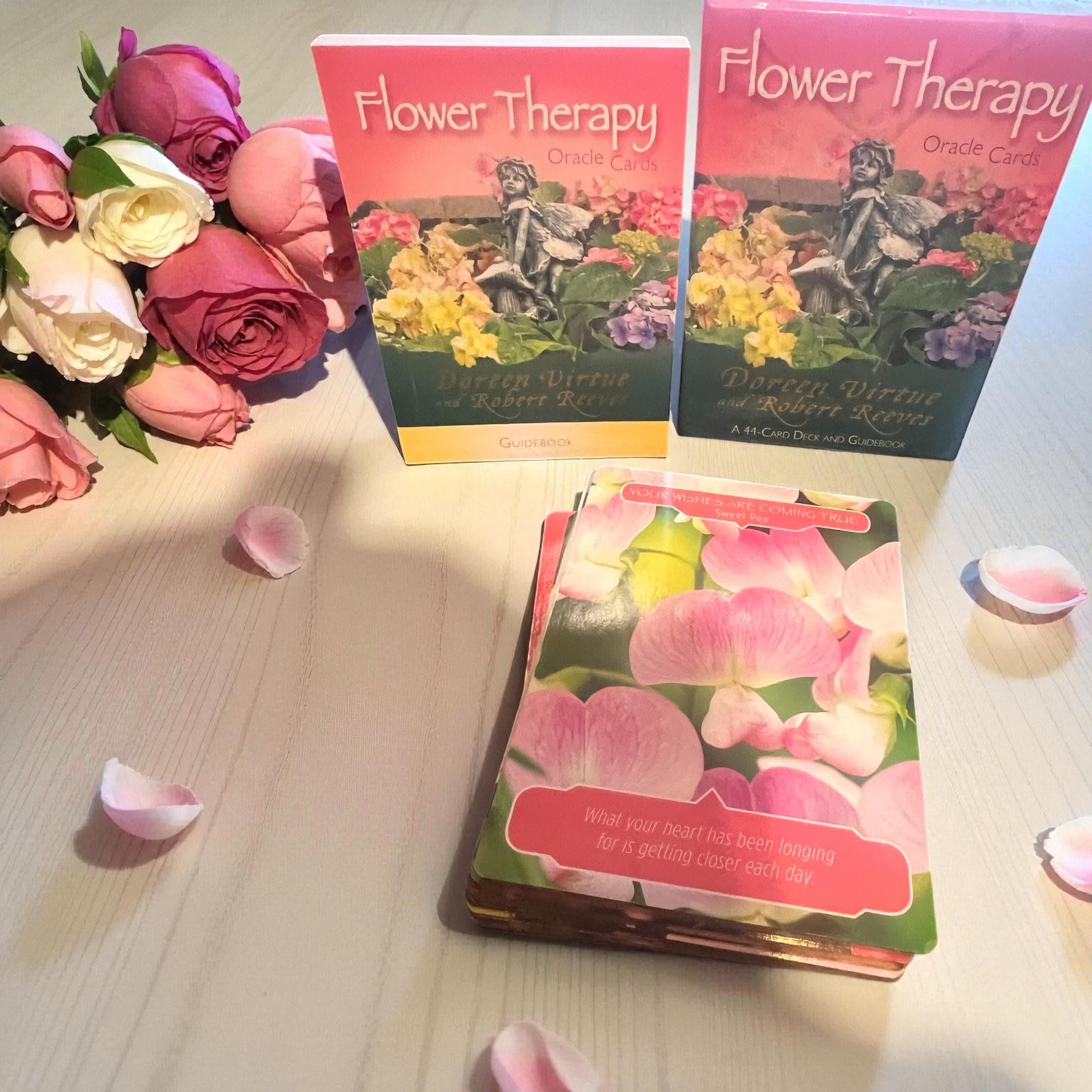 Flower Therapy Oracle Cards by Doreen Virtue & Robert Reeves - Etsy
