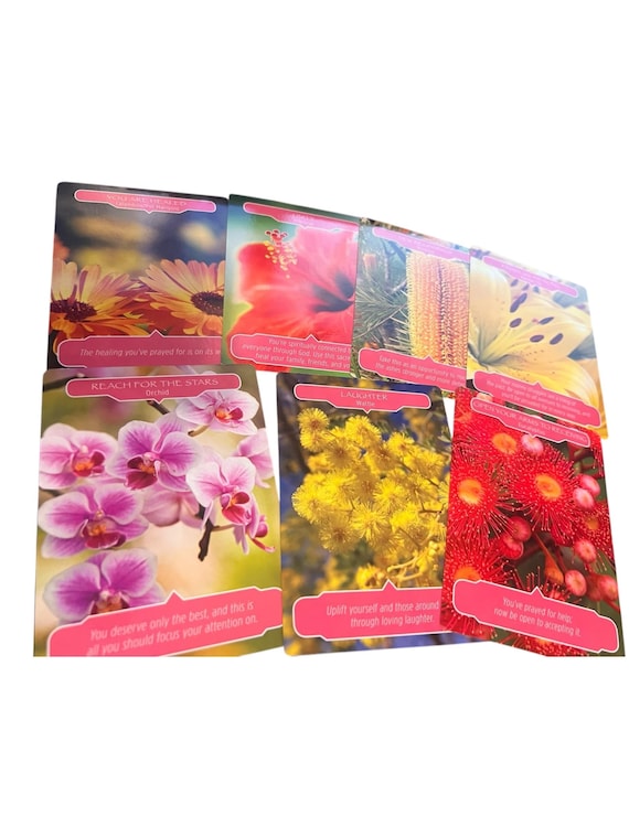 Flower Therapy Oracle Cards by Doreen Virtue & Robert Reeves - Etsy