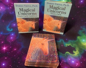 Magical Unicorns Oracle Cards, Doreen Virtue, 44 Card Deck - Etsy
