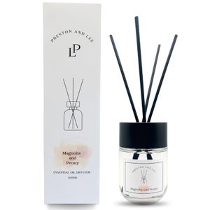 Magnolia and Peony Reed Diffuser by  Preston and Lee - Home Fragrance (100 ml)