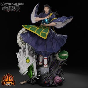 剣雀-呪術廻戦-ファンアートフィギュア Statua stampata in 3D / fatta a mano / Figura inresina / dipinta a mano