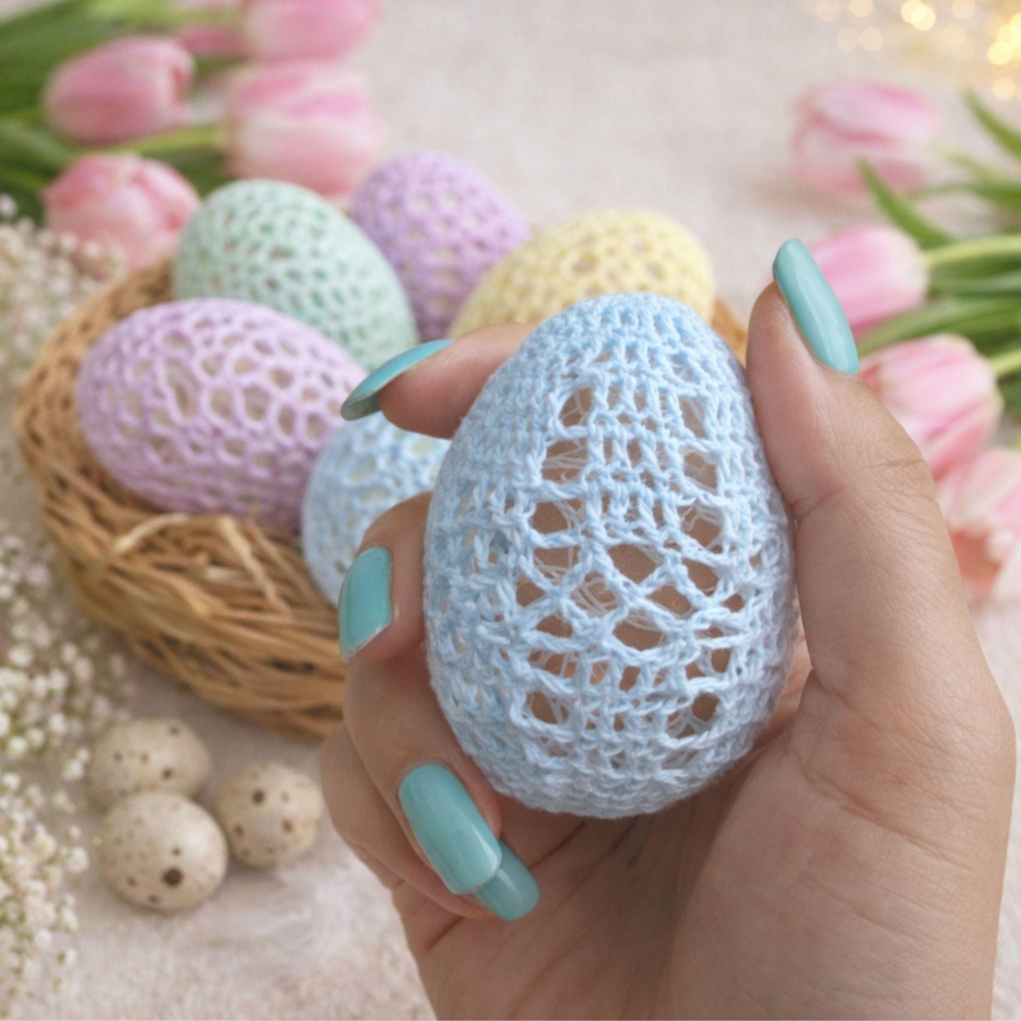 Crochet Easter Egg Pattern – DIY Amigurumi Decoration (PDF Download) - Etsy
