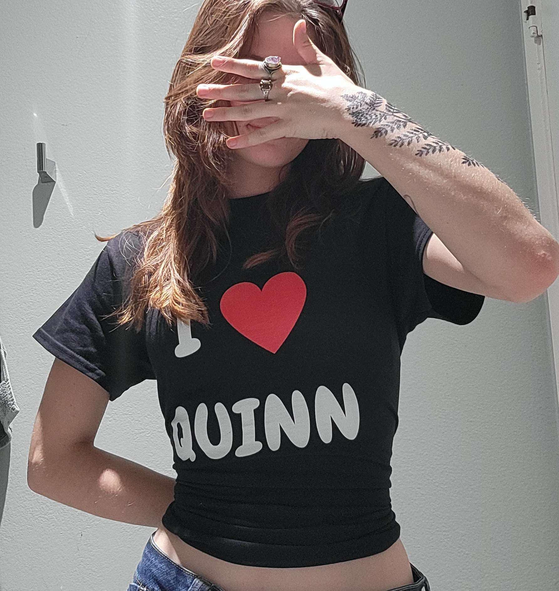 IMVAL ♡ Heart Shirt Heart On My Sleeve Shirt – Impulse Apparel