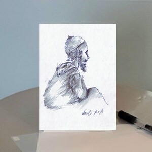 Postcard No. 56 - A jewish religious student in profile