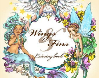 Wings & Fins Coloring book