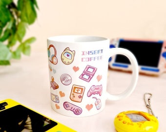 Cute gamer mug~ Coffee Tea  Mug ~ Kawaii gamer girl Mug ~ Ceramic Mug ~ Coffee Mug