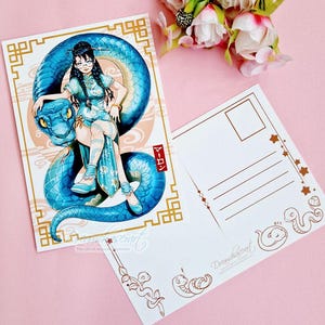Cartolina XL dell'anno del serpente