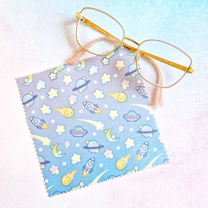 Cute Galaxy Microfiber cloth - cute space - kawaii - y2k- starry- lens cloths