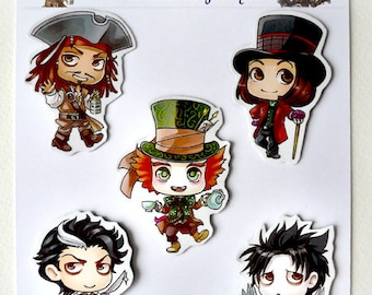 Johnny Depp Magnet set