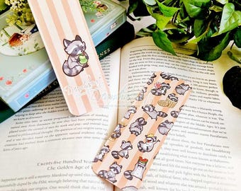 Raccoons Bookmark ~ Matte  Bookmark ~ Cute Planner Book Mark ~ Dreamchaserart ~ animals