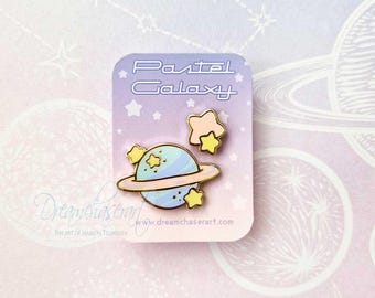 Pastel Galaxy set Enamel Pin - cute - kawaii -  space