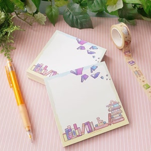Bloc de notas Bookworm // Bloc de notas desprendible