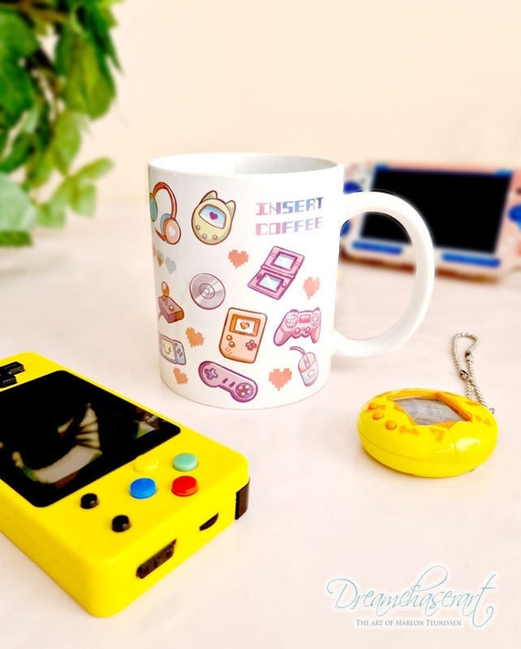 Cute gamer mug~ Coffee Tea  Mug ~ Kawaii gamer girl Mug ~ Ceramic Mug ~ Coffee Mug