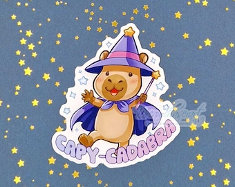 Naklejka Capycadabra- Naklejka Capybara- Halloween