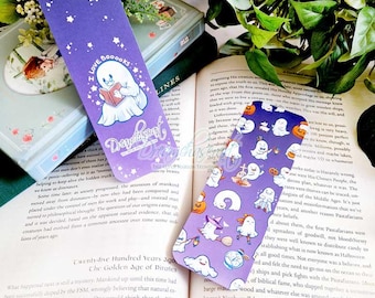 Spookies Bookmark ~ Matte Bookmark ~ Cute Planner Book Mark ~ Dreamchaserart ~ gothic- halloween- pastel goth
