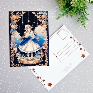 Carte postale Märchen ~ fantaisie ~ scandinave
