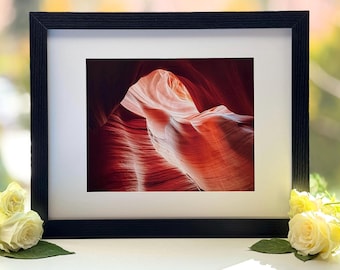 Antelope Canyon Photography Print, Arizona Landscape Wall Art
