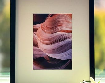 Antelope Canyon Photography Print, Arizona State Landscape Wall Art