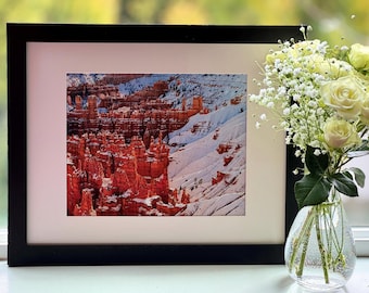 Bryce Canyon Hoodoos Photography Print, Utah State Landscape Wall Art