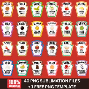 40+ Condiments Halloween PNG Bundle Costume Labels Condiments PNG Group Condiment funny Halloween group Matching Thanksgiving Costume trend