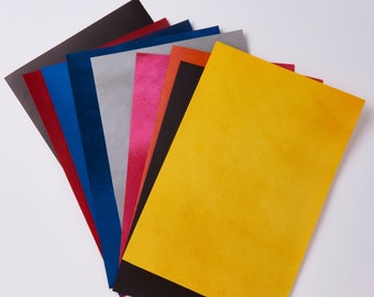 Dyed Goatskin Parchment Sheets – Real Parchment for Art, Interior Design, Furniture, Bookbinding