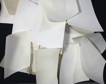Real Parchment Clippings (100 g) - Mixed Goatskin Parchment Cuttings (3.5 oz)