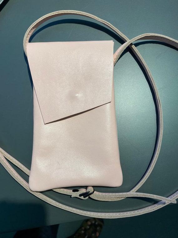 Borsa A Tracolla Donna In Vera Pelle Multifunzionale Con Tasche Per Smartphone