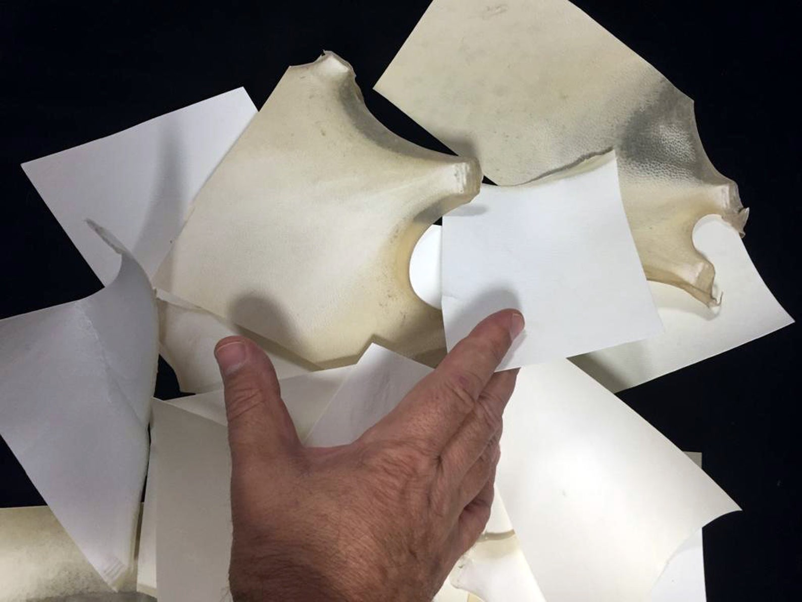 Real parchment cuttings 100 g Mixed goatskin parchment Etsy