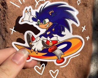Autocollant Bébé à Bord Sonic - 14 Cm, Vinyle Haute Qualité, Couleurs Vives - Pour Vitre Et Carrosserie - 13