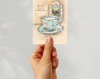 Watercolor Faith Art Print | Mustard Seed | Whimsy Decor