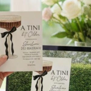 Invitación de Martini para 21 cumpleaños, plantilla editable (descarga digital) imagen 6