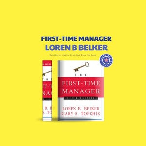 first-time manager by Loren B belker