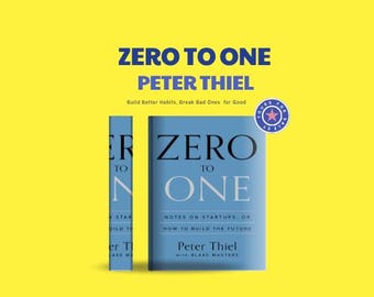 Zero to One Summary by Peter Thiel - Etsy