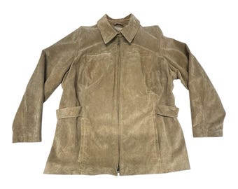 Eddie Bauer ~ Seattle Suede ~ Nutmeg Brown ~ Suede ~ Vintage