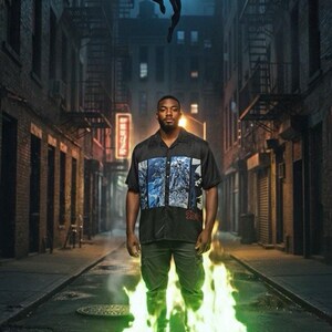 Maglietta vintage del 2002 di Todd McFarlane, Spawn, taglia 2XL, nera, a 4 pannelli, Hellspawn AOP, maniche corte, con fumetto.