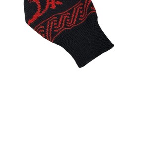 Vintage Pendleton Women's M Black Red Floral Button Up Cardigan Grandmacore image 5