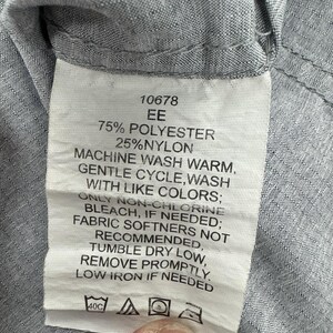 Vintage Filson Garment Button Up XXL Gray Short Sleeve Polyester Nylon Casual image 5