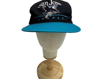 Vintage Twins Enterprise 1990s Single Bar San Jose Sharks Snapback Hat NHL