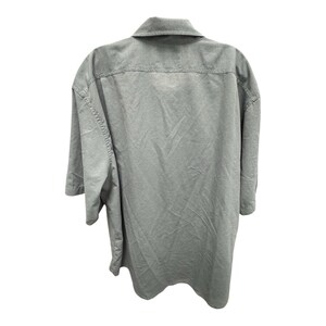 Vintage Filson Garment Button Up XXL Gray Short Sleeve Polyester Nylon Casual image 6