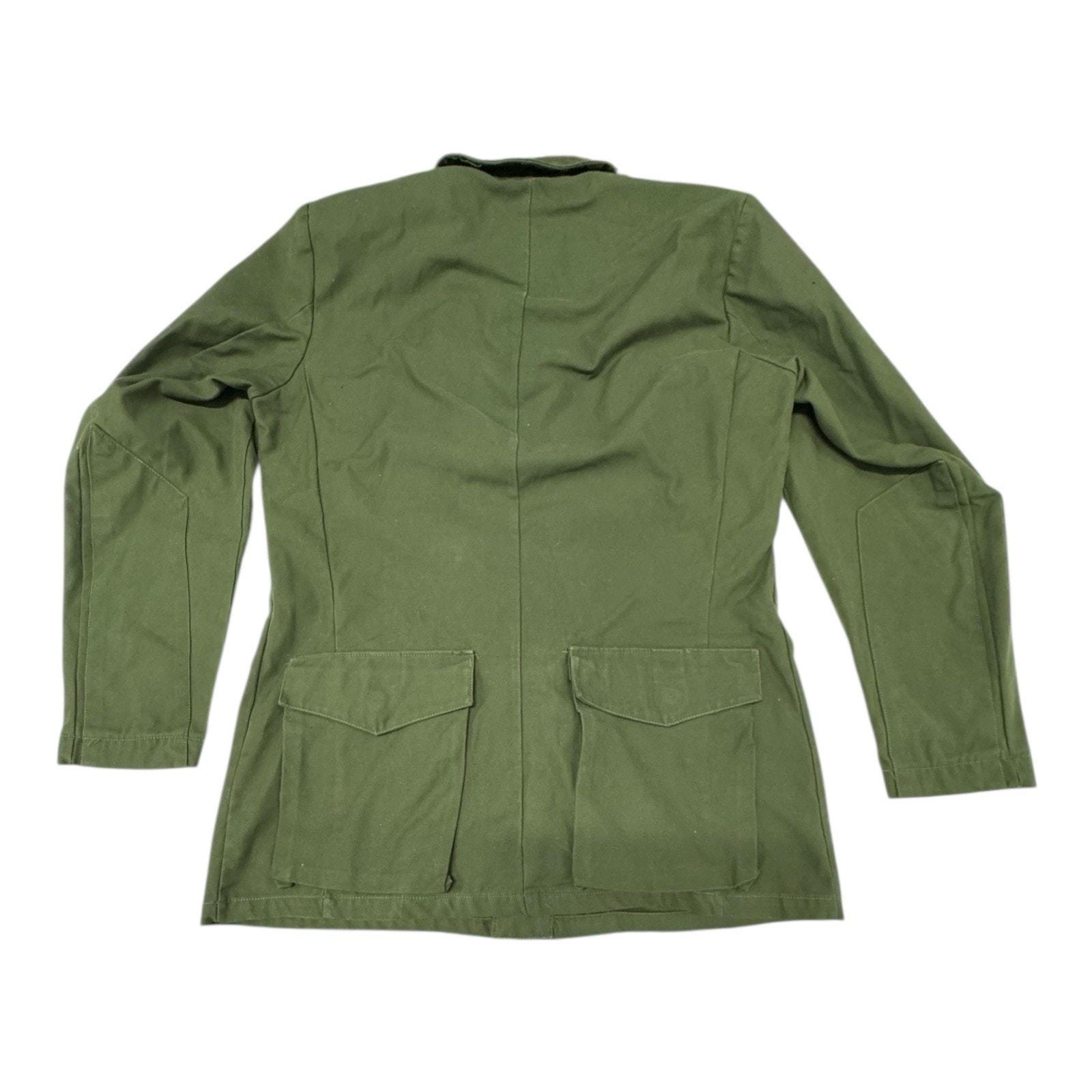 Vintage Swedish Army Field Jacket Parka Coat Men