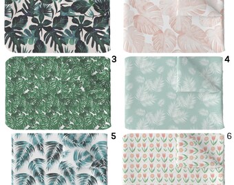 palm tree crib bedding